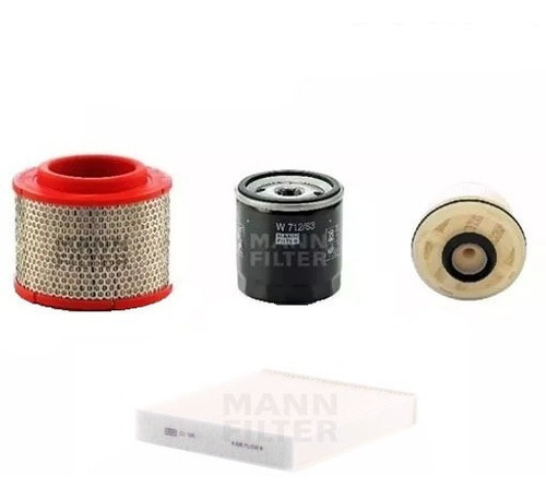 Imagen 1 de 4 de Kit 4 Filtros Mann Toyota Hilux 3.0 Tdi (01/2005 - 10/2015)