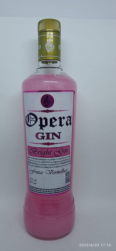 Gin Opera Frutas Vermelhas - Com Glitter 900 Ml Drink Gin