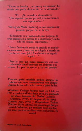 En Voz De Borges Waldemar Verdugo-fuentes (Reacondicionado)