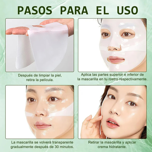 4 Piezas Mascarilla De Colageno, Bio Mascarilla Colageno