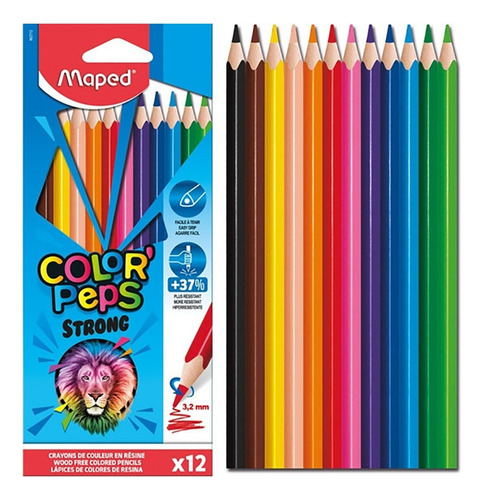 Lapices Color Peps Maped X 12 Colores