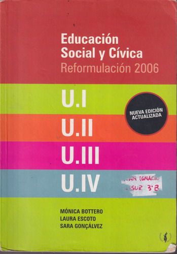 Educacion Social Y Civica Monica Bottero