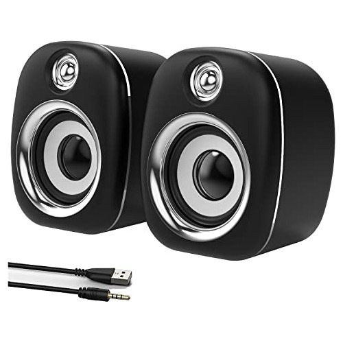 Altavoces De Computadora, Altavoz Mini Estéreo 2.0 Esc...