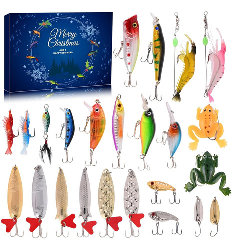 Señuelos De Pesca Set Para Fisher Regalo De Navidad