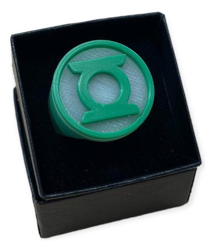 Anillo De Poder De Green Lantern Impreso 3d Anillo De V...