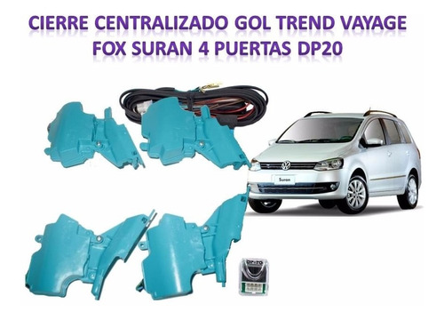 Kit Cierre Centralizado Gol Trend Vayage  Fox Suran 4 Ptas