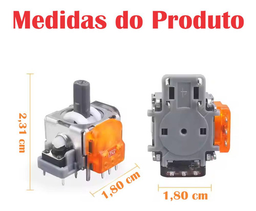 2 Analógicos Eletromagnéticos Tmr Compatível Com Manete Ps5