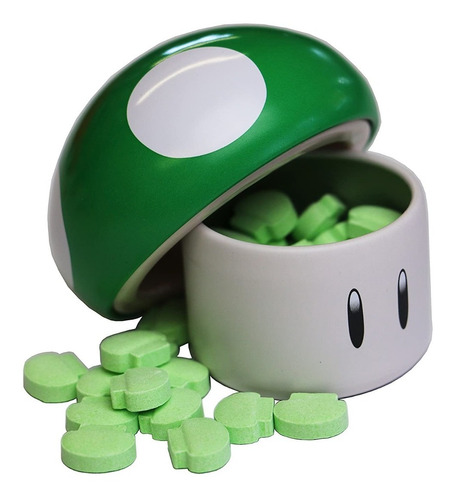 Dulces Hongos Verde Nintendo 