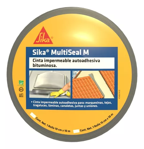 Sika Multiseal M Cinta Autoadhesiva Impermeable Aluminio Nat