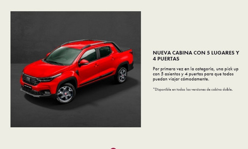 Fiat Plan - Strada 35c - 100% Financiado! $420.000