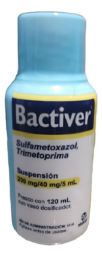 Sulfametoxazol Trimetoprima Suspensión 200/40 Mg Con 120 Ml