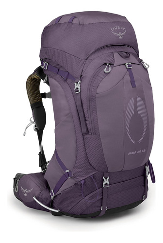 Mochila Mochilero Mujer Osprey Aura Ag 65l, Morado