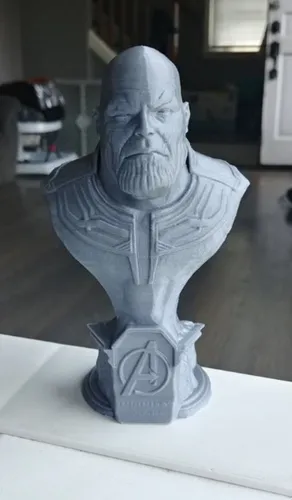 Busto Thanos Para Pintar Marvel Comics Super Heroes