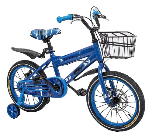 Bicicleta Rodado 16 Rainbow 70216 Color Azul