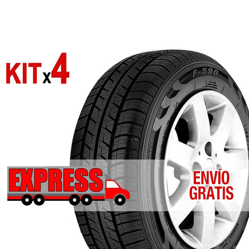 Kit 4u 175/65 R14 T Firestone F590 Firestone Envío Gratis $0