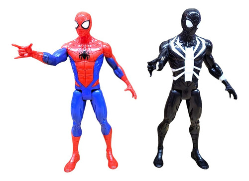 Figuras De Accion X2 Spiderman Y Symbiote Spiderman Tut