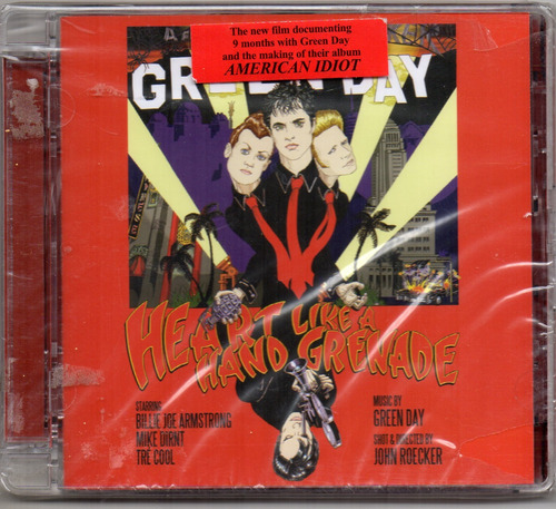 Dvd Green Day  (heart Like A Hand Grenade) Cerrado 