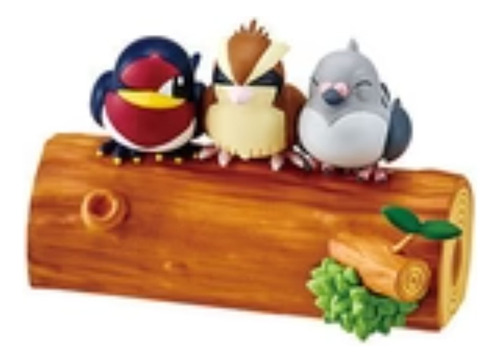 Figura Pokémon Taillow, Pidgey Y Pidove Good Friends Tree 2