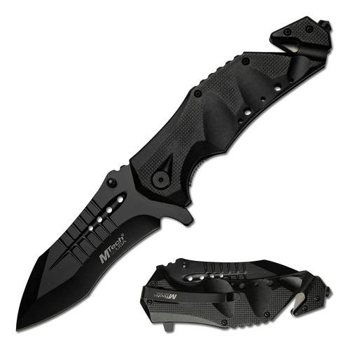 Mtech Usa Cuchillo Plegable Asistido Por Resorte, Hoja De Ac