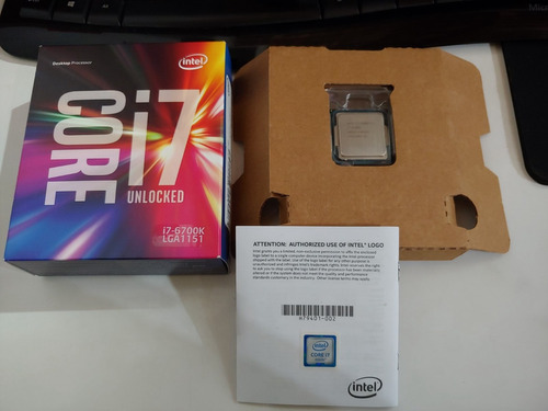 Procesador Intel Core I7-6700k 4.0ghz 8mb Socket Lga 1151