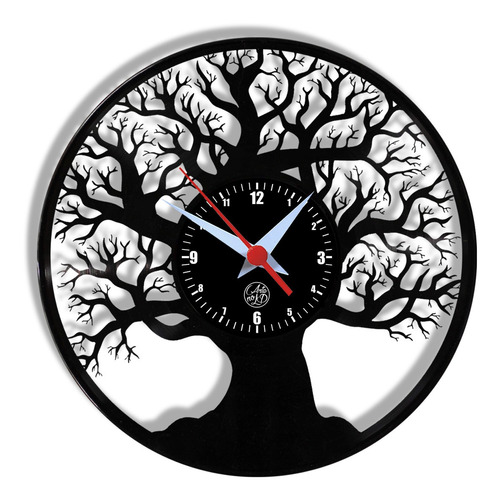 Relógio De Parede Vinil - Árvore Natureza