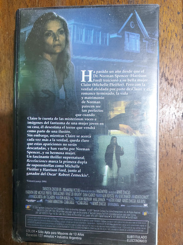 Revelaciones (2000) Harrison Ford - Michelle Pfeiffer Vhs (Usado)