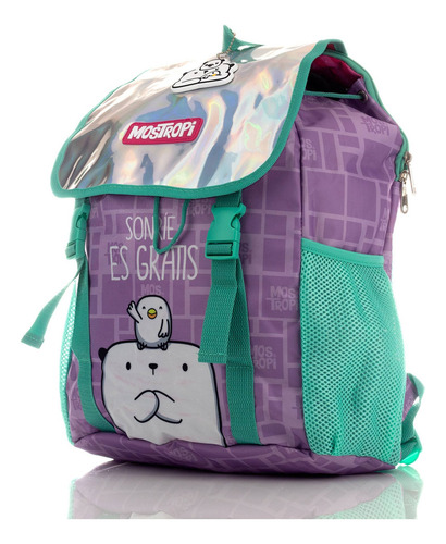 Mochila Mostropi Opi Purple Color Morado