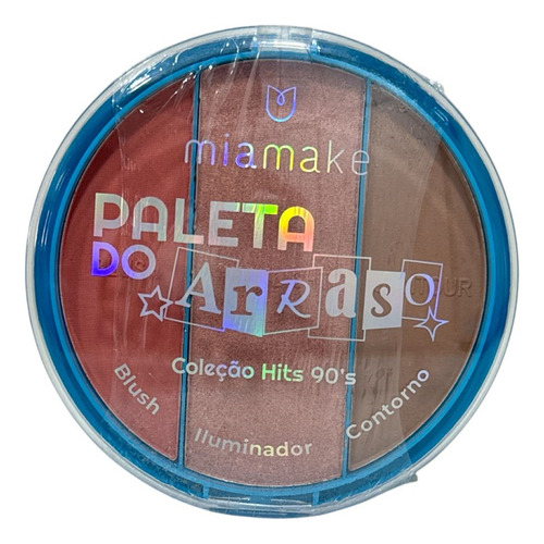 Miamake Paleta Blushes E Iluminador E Contorno Tom Da Maquiagem 3 Cores