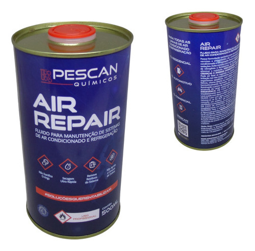 Liquido De Limpeza Sistema Ar Cond Air Repair 141b 500ml