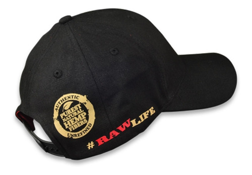 Gorra Importada Raw Negra Trucker Rojo + Palillo Sin Género
