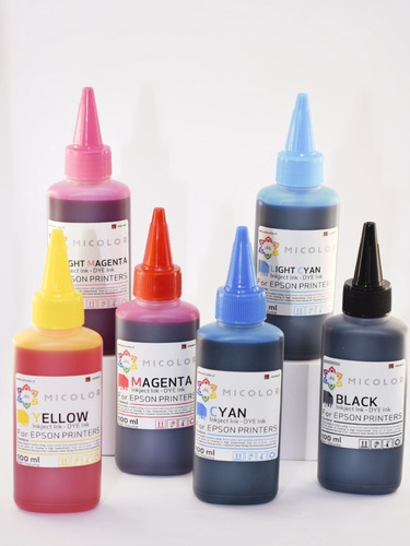 Tinta Dye Para Epson Ecotank Premium 100 Ml