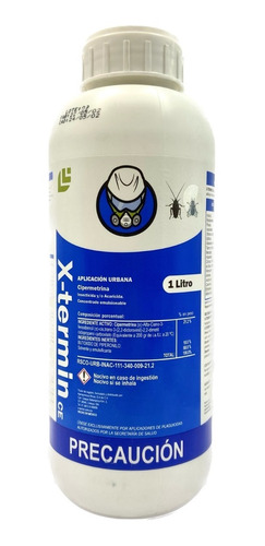 X-termin 1 Litro Insecticida P/mosca, Chinche Cucaracha Etc.
