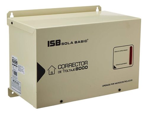 Corrector De Voltaje Sola Basic 15-81-120-8000 8000va / /vc Color Beige