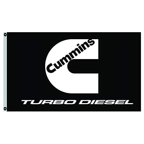 Bandera De Cummins Motor Turbo Diésel 3x5ft