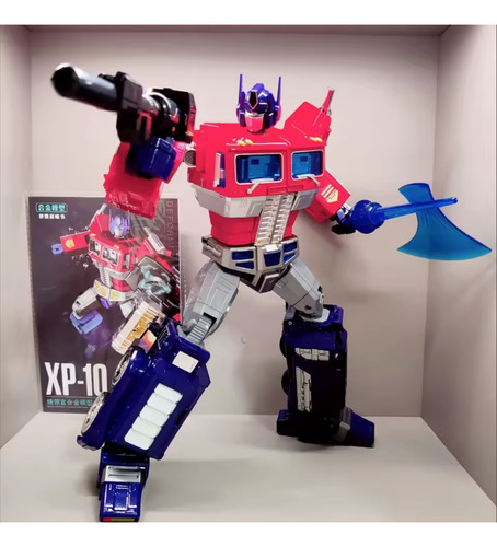 Optimus Prime Transformers Comander 30 Cm Con Caja Optimus Xp-10 30cm