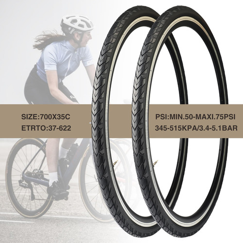 Makelen 2 Paquete Resistente A Los Pinchazos 700x35c Road Bi