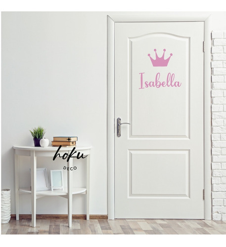 Imagen 1 de 2 de Nombre Para Puerta - Vinilo - Niñas - Niños