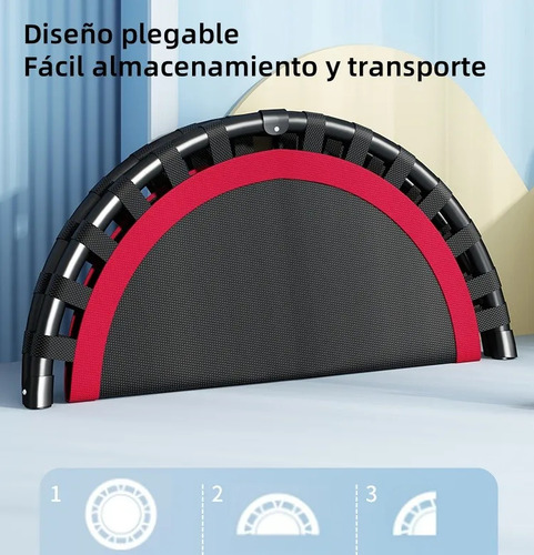 Banna DAO-YYBC 42 Aeróbic Fitness Yoga Trampolín Trampolín Para Entrenamientos En Casa O Al Aire Libre Con Un Peso Máximo De Carga De 300kg