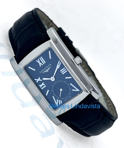 Reloj Longines Dolce Vita Azul Piel Negra