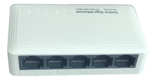 Switch 5 Puertos 10/100/1000mbps Rj45 Lan Gigabit Satras1005