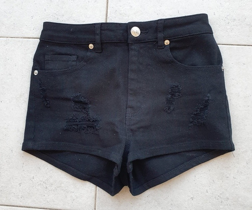 Short Negro H&m Original Importado 