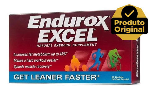 Endurox Excel 60caps Pacific Health Original Importado Eua