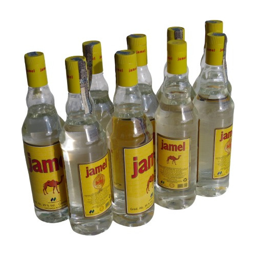 Lote 8 Cachaça Adoçada Jamel 965 Ml Antiga Safra 2010