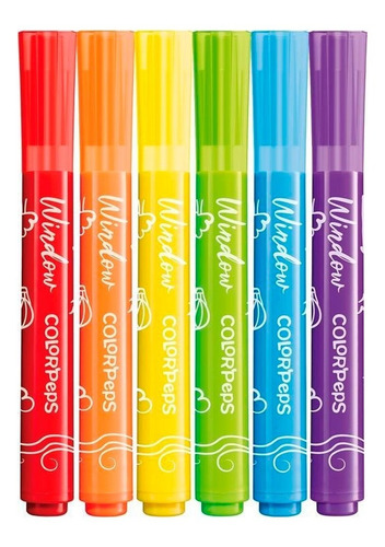 Marcadores Para Vidrio Maped Color Peps Window X6 Educando