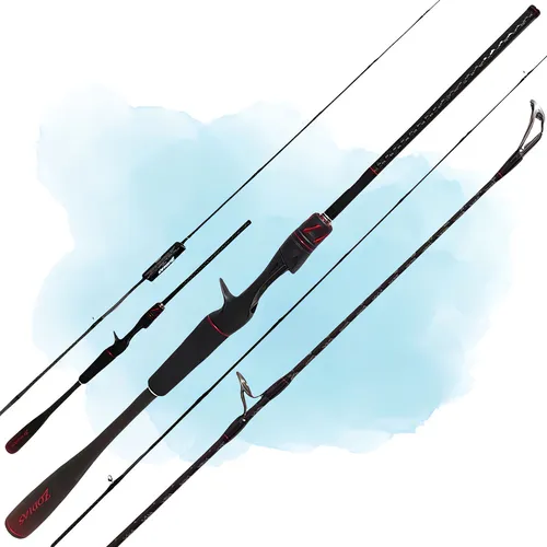 Caña Shimano para carrete Zodias 662, 1,98 m, 8-16 libras, 2 piezas