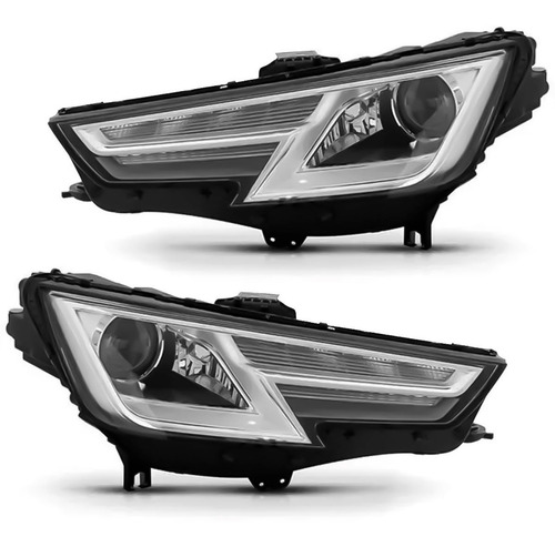 Par Farol Elétrico Audi A4 2015 16 17 2018 Com Led S/ Xenon