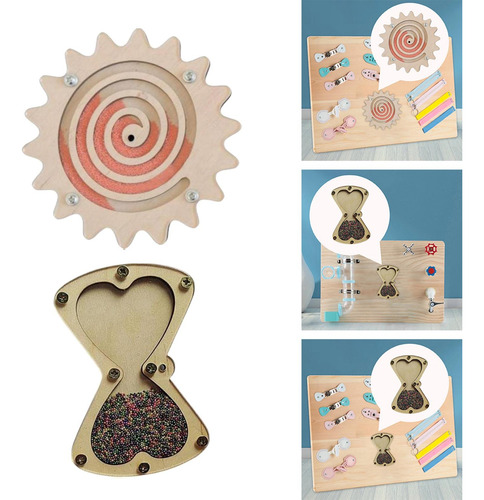Tablero Sensorial Piezas Rompecabezas Accesorios De