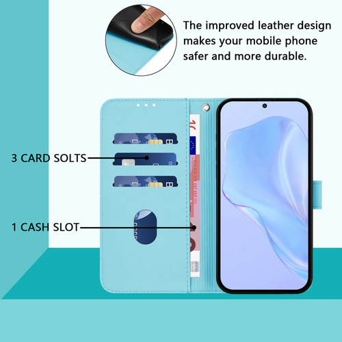 Funda De Piel Tipo Cartera For Teléfono Para Qukitel C51