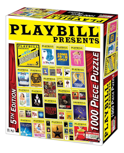 Portada De Playbill Broadway - Rompecabezas De 1000 Piezas