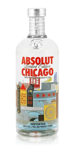 Absolut Chicago ( Olive & Rosemary ) Plaza Serrano